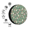 thumbnail image 4 of Susaid Mushrooms Gnome Print Tire Covers,Waterproof Anti-UV Snow Sun Rain Tire Covers for RV,Truck, SUV, Trailer, Camper-14 inch, 4 of 6