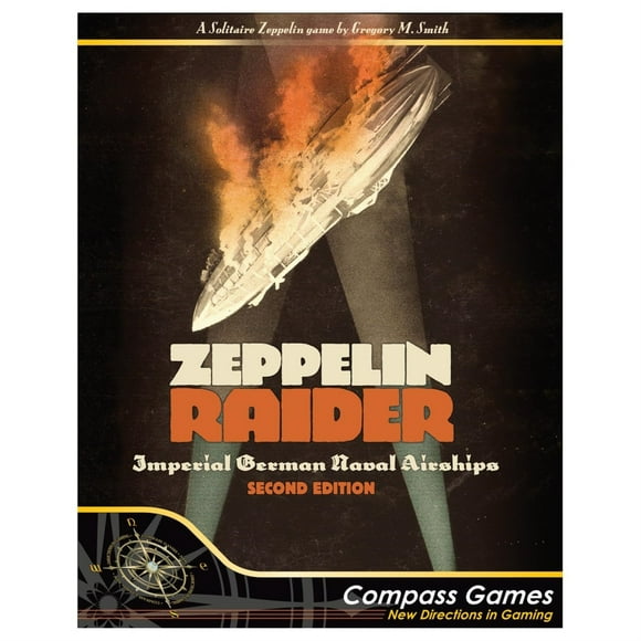 Compass Games Zeppelin Raider: Imperial German Naval Airships 2nd Edition Adult Board Game