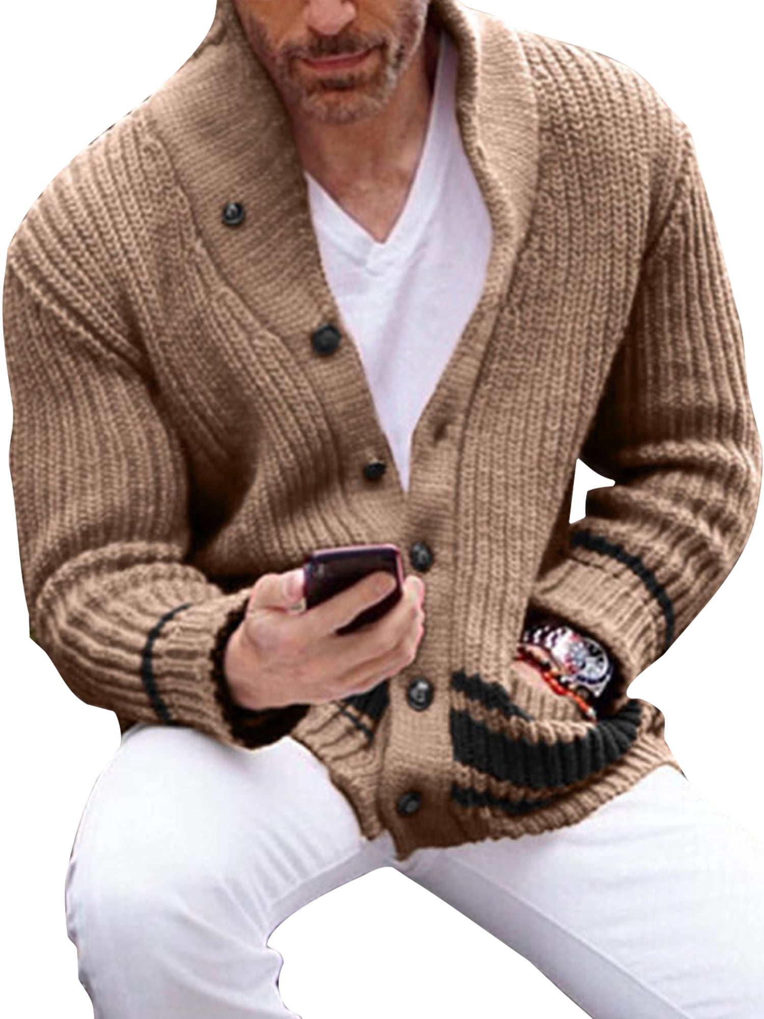 Chunky Cardigan Mens