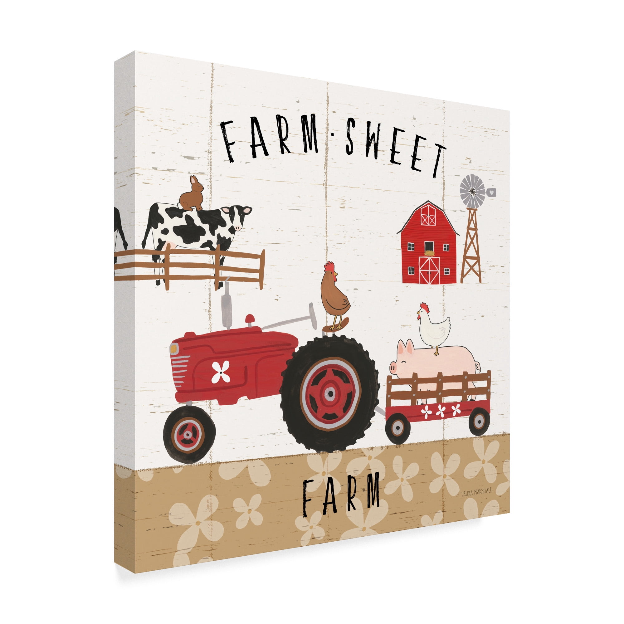 Trademark Fine Art 'Country Roads V' Canvas Art by Laura Marshall