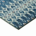 thumbnail image 3 of Bravado Indoor/Outdoor Blue Ikat 1'8" x 2'6" Non-Skid Accent Rug, 3 of 5