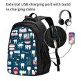thumbnail image 2 of Wukai Dental Travel Laptop Backpack: Business Water-Resistant Bag with USB Charging Port, Ideal College Backpack for Men & Women, 2 of 6