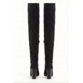 thumbnail image 5 of Women's Chunky Heel Over The Knee Boots with Side Zipper, 5 of 6