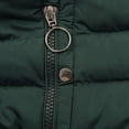thumbnail image 2 of Womens Jacket Women's Attumn Winter Solid Plush Composite Zipper Long Sleeve Jackets Pocket Outerwear Coat Womens Winter Coat Green XL, 2 of 4