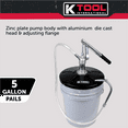 thumbnail image 4 of K Tool International 73993 Lever Action Bucket Pump for 5 Gallon Pails, 4 of 11