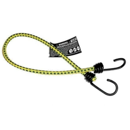 KEEPER 06025-10 Bungee Cord,Hook,24 In.L,PK 10