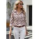 thumbnail image 2 of ABPHQTO Camisa clásica de mujer con bolsillos y estampado de leopardo, 2 of 5