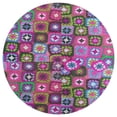 thumbnail image 3 of Crochet Blanket Granny Square Vintage Round Carpet Circle Rug Outdoor Patio Area Rug Washable Large Area Rugs Hallway Room Decor Fitness Mats, 3 of 8