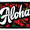 Aloha - Red Hibiscus, variant on Aloha - Floral - Removable Patch