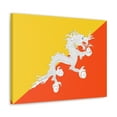 thumbnail image 4 of Bhutan Country Flag Canvas Vibrant Wall Art Unframed Home Decor, 4 of 13