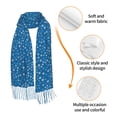 thumbnail image 3 of Shawl Wraps for Women - Blue star print Oversized Fall Winter Fashion Blanket Scarf for Women, 3 of 6