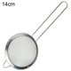 thumbnail image 3 of Colador de malla fina Booyoo para cocina, colador de té de acero inoxidable, colador de alimentos de mango largo, tamiz de harina, herramienta para hornear, 14 cm, 3 of 8