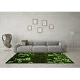 thumbnail image 3 of Ahgly Company Indoor Rectangle Abstract Green Modern Area Rugs, 5' x 7', 3 of 4