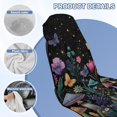 thumbnail image 4 of ZUXONGSY Car Seat Cover Towel Butterfly Flower Print Cars Seat Towel Covers Non-Slip Towel Bucket Seat Covers Universal Fit for Cars Suvs Vans Trucks, 4 of 8