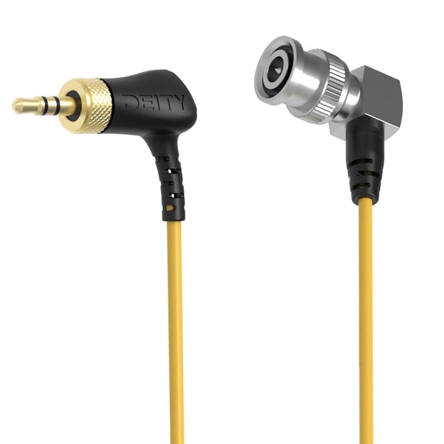 Cable Timecode Deity C15 con bloqueo de 3,5 mm a BNC de 19 cm para TC-1