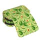 thumbnail image 4 of Disketp Green Avocado Estuche de Lápices de Doble Capa con Tapa Abatible y Cremallera, Organizador Escolar para Adolescentes y Adultos, 4 of 7