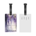thumbnail image 5 of Kdxio Lavender Blooms Window Luggage Tags Privacy Cover ID Label Suitcase Tags Identifiers For School Bags,Suitcases, 5 of 7