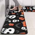 thumbnail image 2 of Kitchen Rugs Sets Of 2,Black Halloween Pumpkin Faces Anti Fatigue Kitchen Mat Rugs Non Slip Washable,Decorative Kitchen Floor Mats for Kitchen,Sink,Laundry,17"x47"+17"x47", 2 of 5