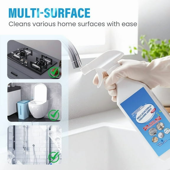 Byujiro Multi Purpose Household Cleaner Spray 500ml All - In - One Solution for Kitchen Grease Bathroom Grime Upholstery More Cleaning Supplies