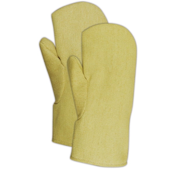 Magid Glove & Safety GP1414WL Kevlar High Heat Mitts, Kevlar, Size 14, Yellow
