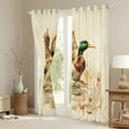 thumbnail image 3 of Manfei Rustic River Black Out Curtains,Brown Mallard Duck Curtains Pack of 2 (42x63 Each),Country Farmhouse Lodge Bedroom Curtains For Men Women,Microfiber Bedroom Decor, 3 of 6