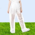 thumbnail image 7 of Kids Rain Pants, Waterproof Overpants with Attached Shoe Covers, Thick Durable Protective Rainwear for Boys and Girls(Clear,4-13 Years), 7 of 7