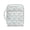 Bowknots Daisy, variant on Cross Bible Cover Case for Women White Daisy Quilted Bible Bag with Durable Handle and Zippered Pocket Fashion Quilted Carrying Bible Study Supplies Accessories