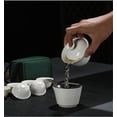 thumbnail image 3 of Set Chinese Travel Kung Fu Tea Set Ceramic Portable Teacup Porcelain Service Gaiwan Tea Cups Mug Of Tea Ceremony Teapot, 3 of 7