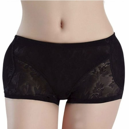 Marainbow Women Middle Waist Underwear Abundant Buttocks Padded Seamless Butt Lift Lingerie Hip Up Control