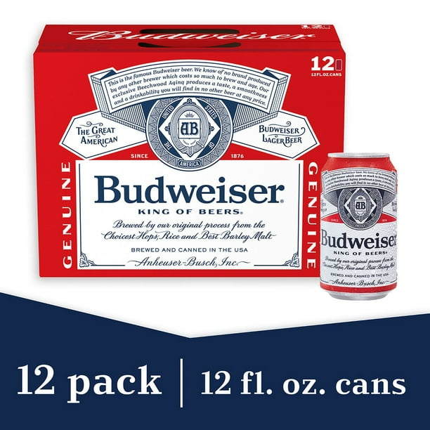 Budweiser Lager Beer, 12 fl. oz. can, 12 pk. - Samsclub.com