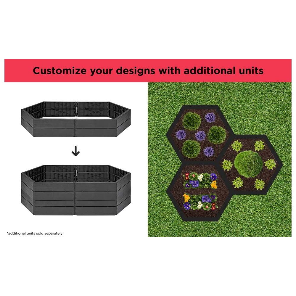 BLACK+DECKER 5 Ft. Raised Garden Bed (BDSTGA95810) - Walmart.com