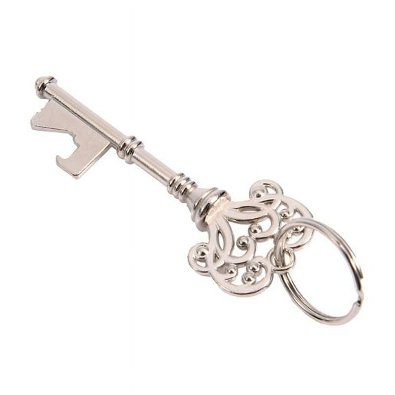 Vintage Keychain Key Shaped Bottle Can Openers Wedding Shiny Decoration