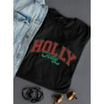 thumbnail image 3 of Holly Jolly - Festive Christmas Tee, 3 of 4
