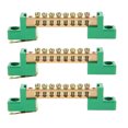 thumbnail image 1 of MOVTOTOP Raindrops 3pcs Copper Ground Rod Terminal Block for Electrical Panel Fixed Jumper Insert for Electrical Connections, 1 of 8