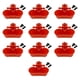 thumbnail image 3 of 10 bebederos para pollos y aves de corral, ligeros, resistentes y fáciles de instalar. Rojo, 3 of 9