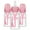 4oz, Clear + Pink, variant on Dr. Brown's Natural Flow Anti-Colic Options+ Narrow Baby Bottle, 8oz, 3 Pack + HappyPaci