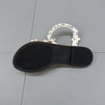 thumbnail image 7 of Xunlbb Sandals for Women Large Summer Bohemian Flower Flat Heel Hollow Beach Outdoor Sandals Beach Sandals for Woman, 7 of 7