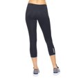 thumbnail image 3 of Expert Brand Women's Airstretch Mid-Rise Capri Leggings, Black, Large, 3 of 5