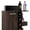 Brown, variant on Black Color Bar Cart - Cabinet with Divided Space - Home Gatherings - Store Items for Guests