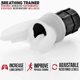 thumbnail image 2 of White Lung Exercise Machine, Breathing Trainer for Lungs, Endurance Training Device with Adjustable Resistances to Improve Lung Capacity, 2 of 5