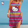 thumbnail image 1 of RWJDXD Hello Kitty Été Femmes Bikini Paréo Maillot de Bain Tunique Tenue de Plage Robe de Plage Mode Chaude Robe de Soirée Été, 1 of 1