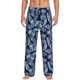 thumbnail image 1 of Fotbe Tropical Leaves Pantalones de Pijama para Hombre, Pantalones de Dormir, Pantalones de Casa con Cintura Ajustable y Bolsillos-X-Large, 1 of 6