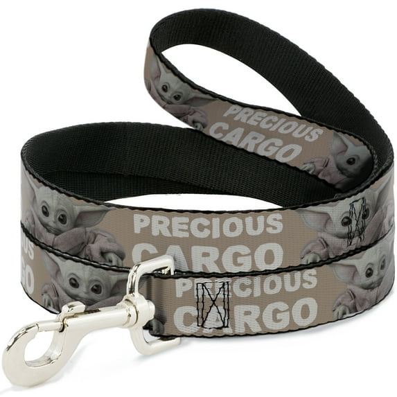 Star Wars Pet Leash, Dog Leash, Star Wars The Child Sitting Pose Precious Cargo Tan White, 4 Feet Long 1.5 Inch Wide