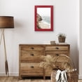 thumbnail image 5 of Americanflat 12x18 Poster Frame with Polished Plexiglass Hampton Collection Distressed Frames Wall - Red, 5 of 8