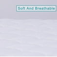 thumbnail image 5 of Ntbay 2 Pack Quilted Toddler Waterproof Fitted Sheets, Ultra Soft Breathable Crib Mattress Protectors with Deep Pocket, 24" x 38", White, 5 of 5