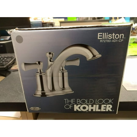 KOHLER R72780-4D1-CP Faucet With Pop Up Chr Lavatory