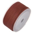 thumbnail image 3 of Nylon Beading Thread Cord 3mm Extra Strong Braided Nylon String for Necklace Crafting 10M/33 Feet, Metallic Brown, 3 of 5