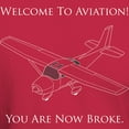 thumbnail image 3 of CafePress - Welcome To Aviation! Dark T Shirt - Men's Classic Graphic Cotton T-Shirt, 3 of 4