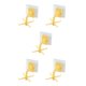thumbnail image 3 of Billuyoard Ganchos de pared de 4 garras Soporte de almacenamiento de cuchara Autoadhesivo Giratorio de 360 ° Accesorio de suspensión Type2 NO2, 3 of 6