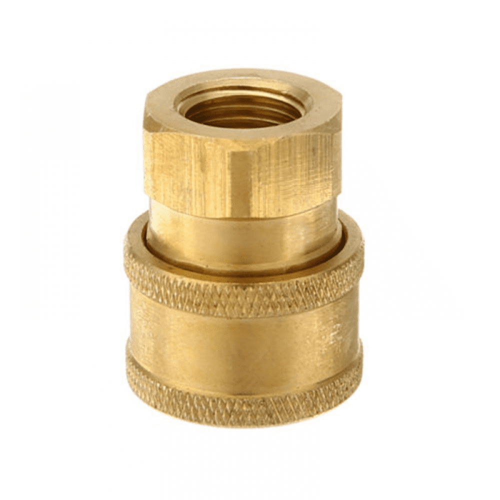 2 Pack Pressure Washer Coupler, Brass Fittings, 1/4 Inch Quick Connect